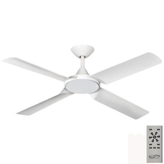 New Image DC Ceiling Fan with Remote by Hunter Pacific- 6 SPEED- MATT WHITE