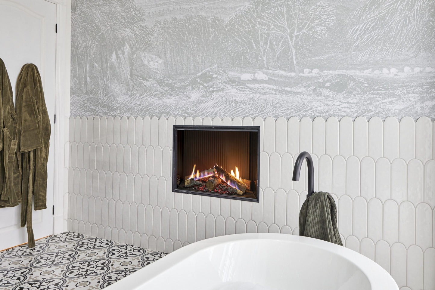 Rinnai - LS 800F Gas Fire - Single sided