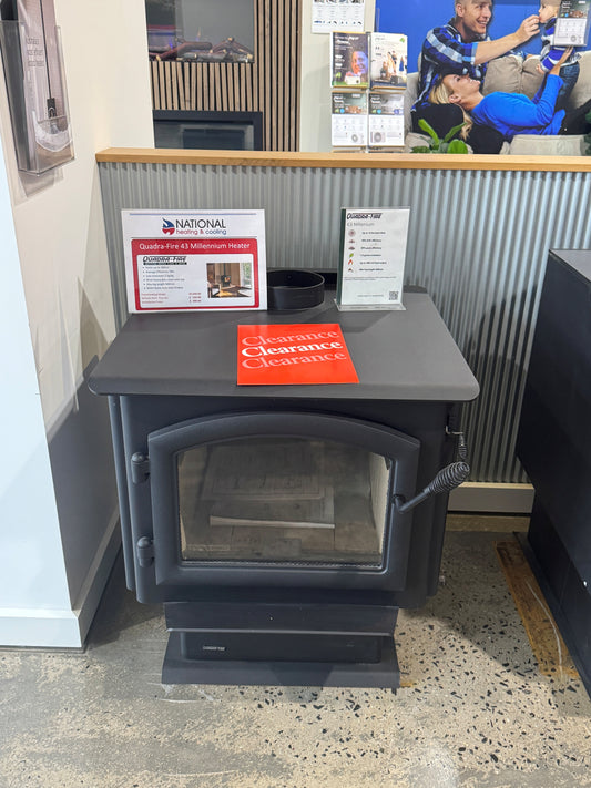Quadra-Fire 43 Millennium Freestanding Woodfire - Ex Display